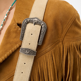 Sedona Tassle Bag in Suede Leather