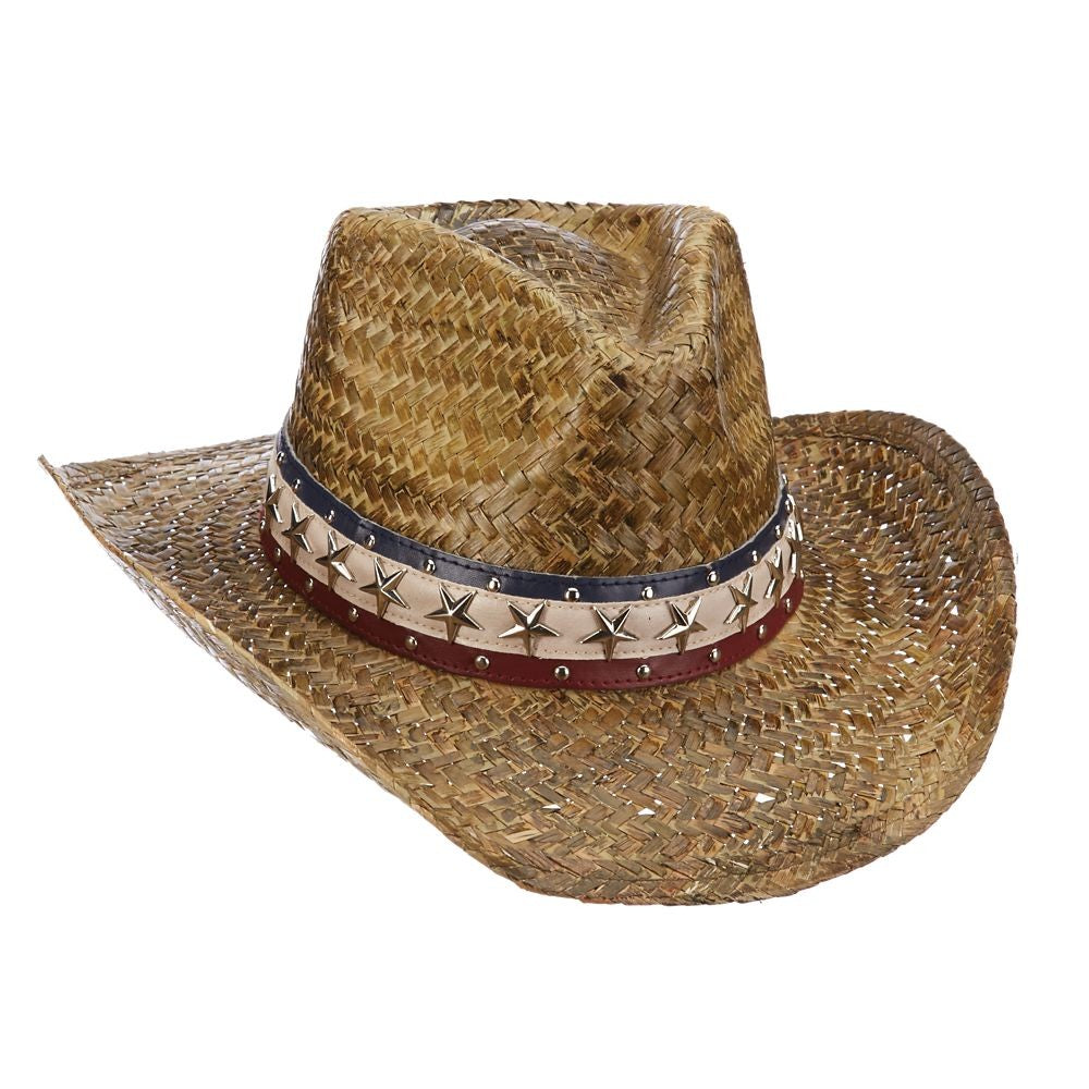 250 Year Americana Collection - AMERICA - Straw Outback Hat in Tea