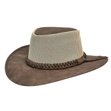 Aussie Golf Soakable Mesh Hat Chocolate