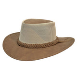Aussie Golf Soakable Mesh Hat Tan