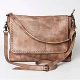 Genuine Leather Western Crossbody Bag