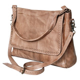 Genuine Leather Western Crossbody Bag
