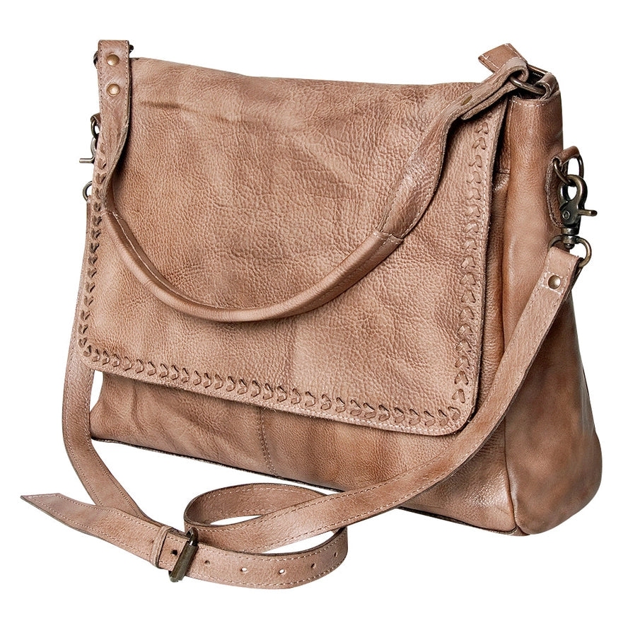 Genuine Leather Western Crossbody Bag