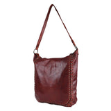 Genuine Leather Western Hobo Statement Bag