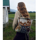 Cowhide Western Backpack Myra