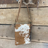 Brown Cowhide Crossbody Myra