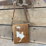 Brown Cowhide Crossbody Myra