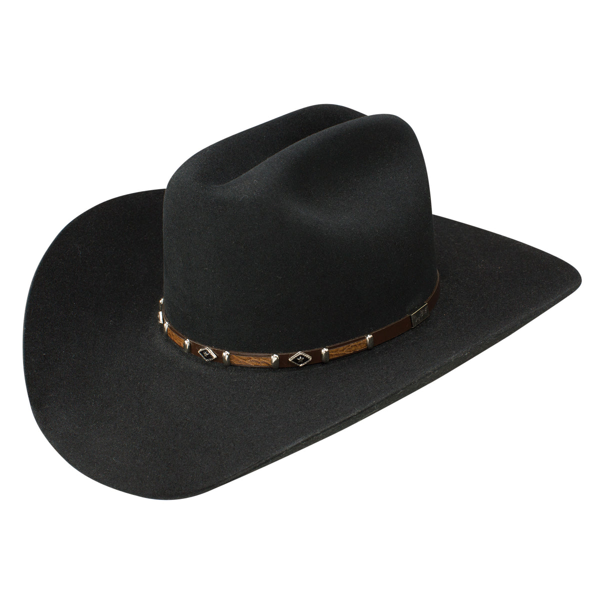 George Strait Black Rock 6X Black Wool Hat by Resistol