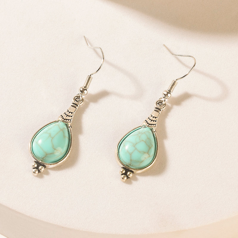 Mesa Droplet Earrings in Moonlit Blue