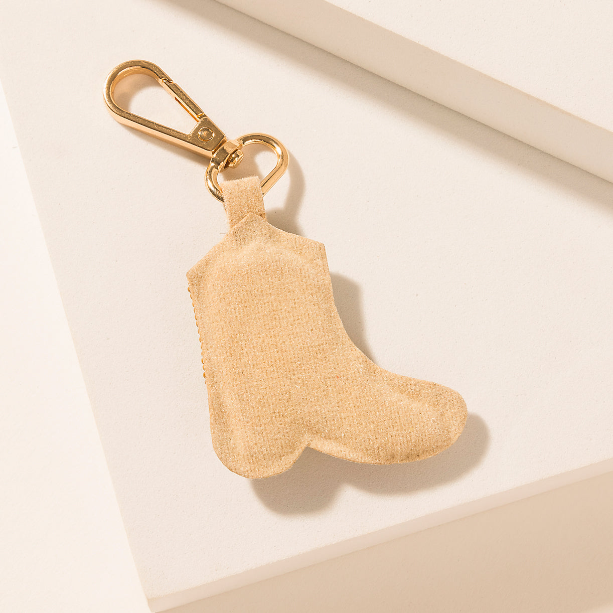 Saddle Song Boot Keychain in Desert Pearl