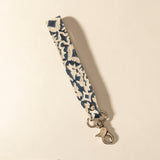 Mojave Day Leather Keyfob in Dark Ivory