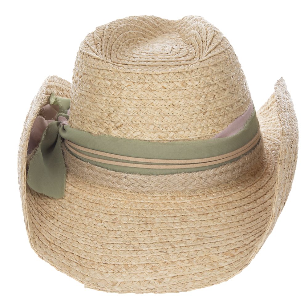 Women's Dusty Raffia Western Hat by Scala
