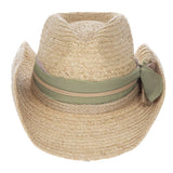 Women's Dusty Raffia Western Hat by Scala