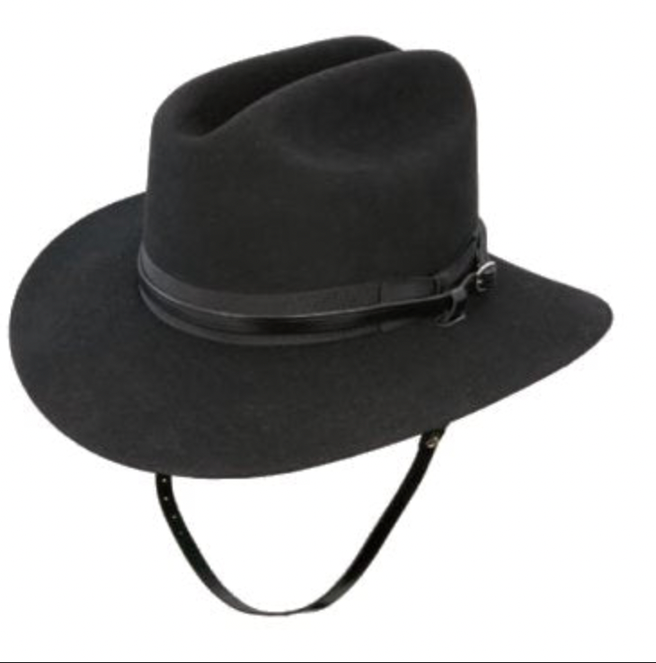 Black cavalry stetson sales