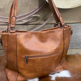 Soft Leather Purse Tote