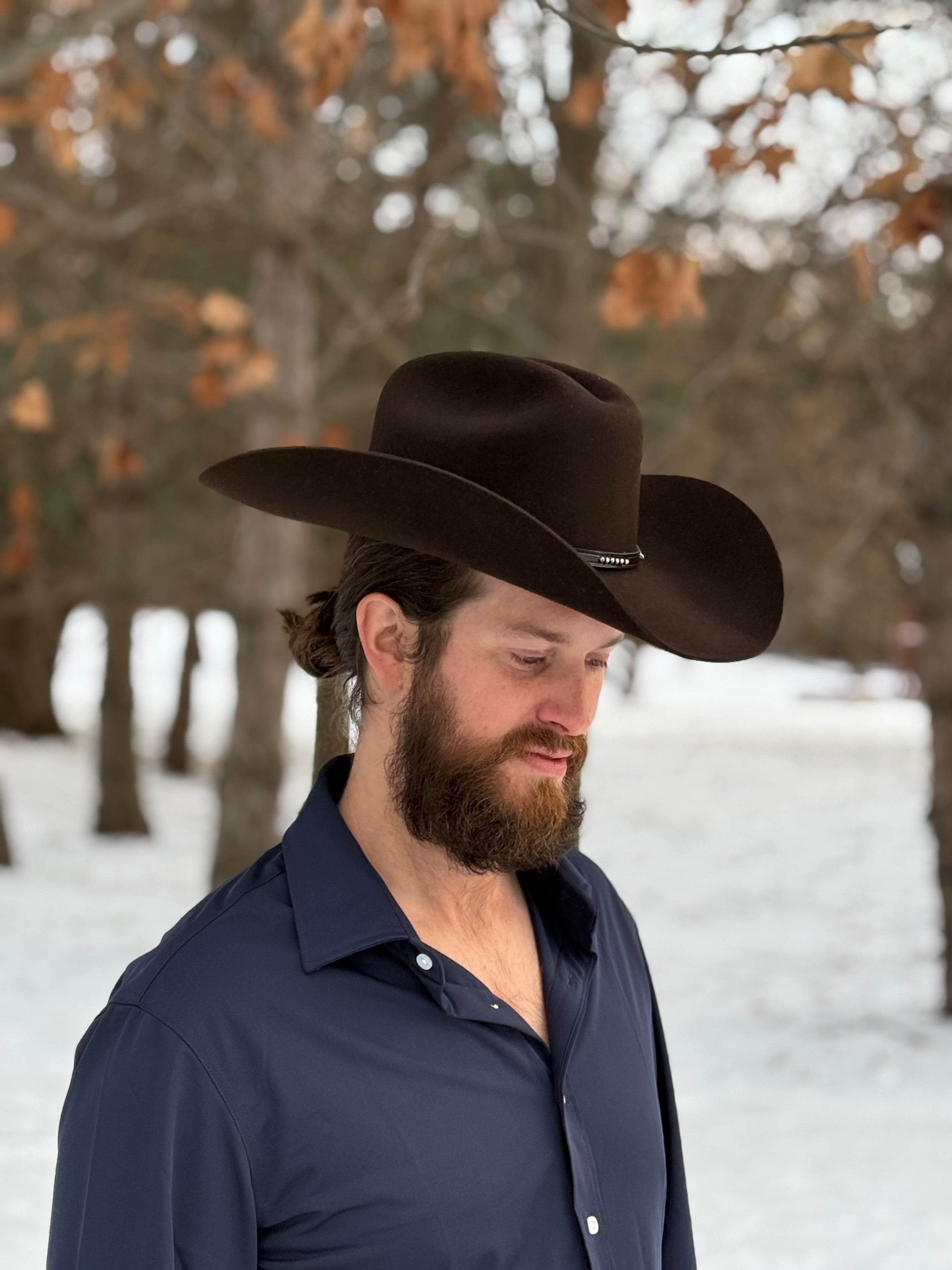 Stetson 72 Llano Chocolate 4X Wool Hat from the San Angelo Collection