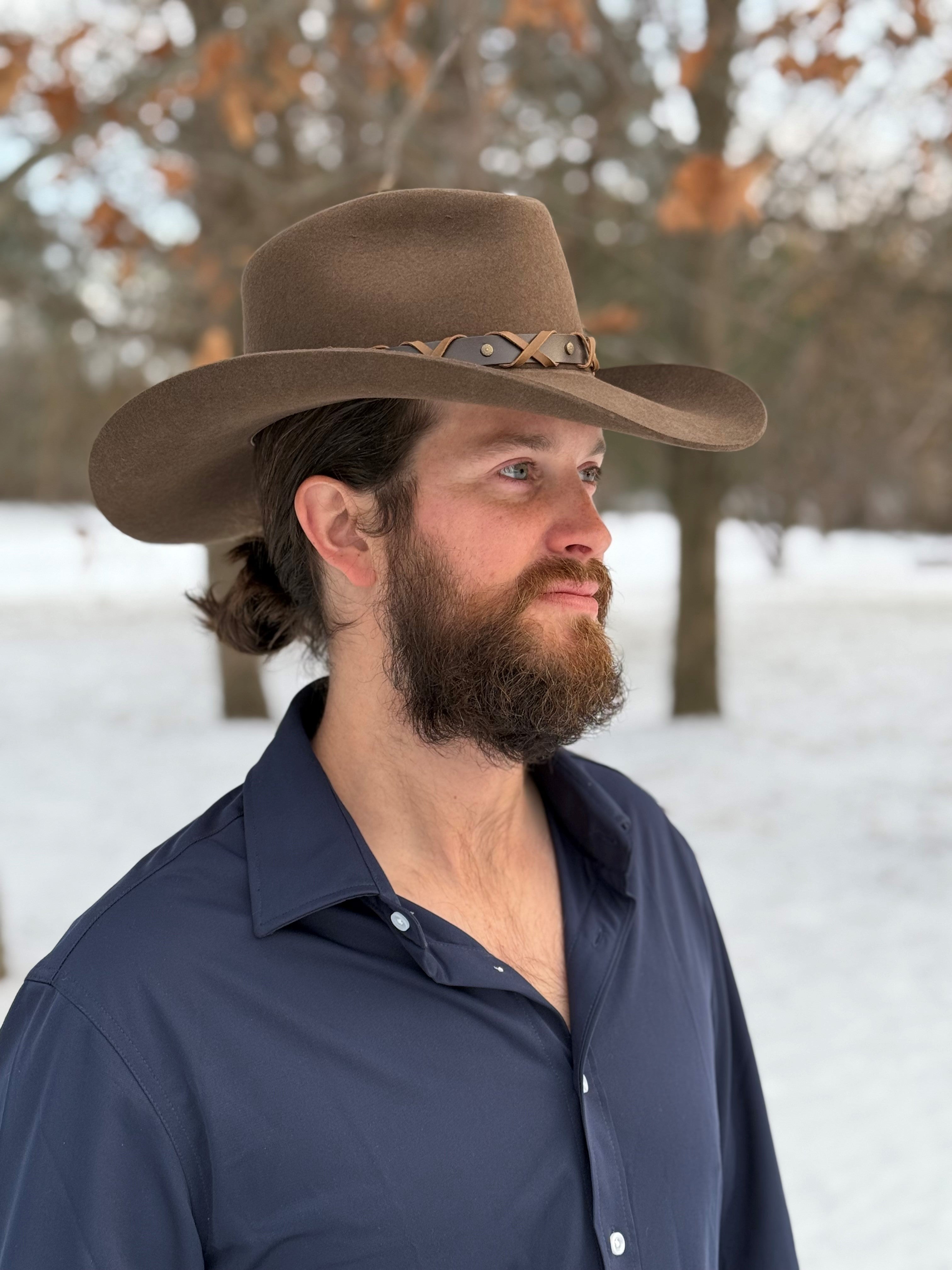 Stetson Blackthorne Oak Wool Felt Hat from the John Wayne Collection