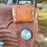 Tooled Leather Cowhide Western Statement Bag - Limited Edition