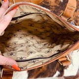 Tooled Leather Cowhide Western Statement Bag - Limited Edition