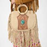 Sedona Tassle Bag in Suede Leather