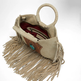 Sedona Tassle Bag in Suede Leather